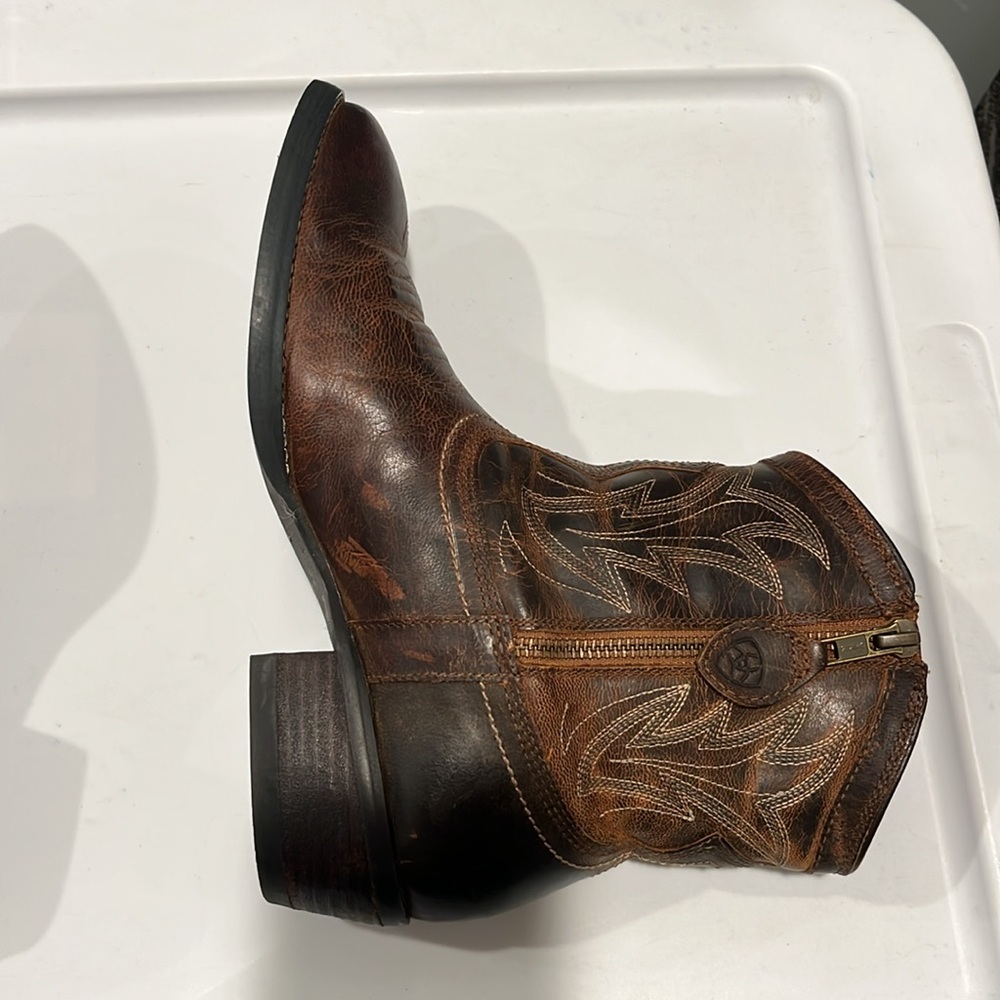 Ariat Brown Western Boots - Picture 7 of 9